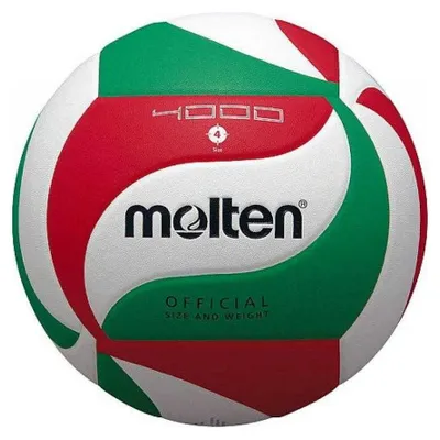 Produktbild von Molten - Leder Volleyball PP170 (4) (Weiß/Rot/Grün)