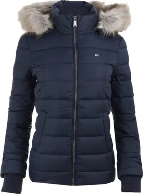 Produktbild von Tommy Jeans Daunenjacke mit Kapuze, Blau, Gr. S