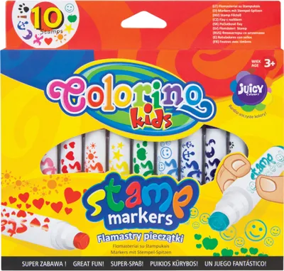 Produktbild von Kugelschreiber 10kol Briefmarken COLORINO 34623