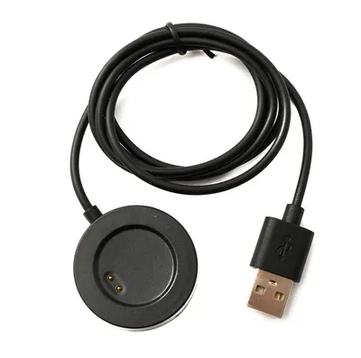 Zdjęcie produktu dla Kabel SYSTEM-S USB 2.0 100 cm do ładowania smartwatcha Realme Watch 2 Pro 2 w kolorze czarnym