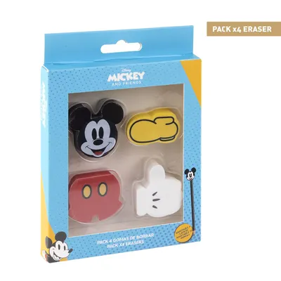 Obrázok produktu pre Mickey Mouse Sada gum Mickey - 4 ks