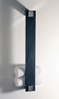 Produktbild von Handtuchhalter für Gästetücher, Schiefer und Edelstahl