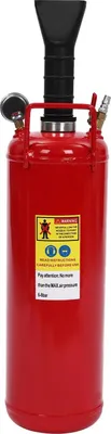 Immagine prodotto di Stallonatore/Soffiatore di pneumatici - Serbatoio d'aria - 9 L - 8 bar - Per auto, camion, ATV - Ferro - 16×50 cm - Rosso