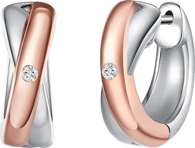 Produktbild von Rafaela Donata Diamant-Creolen Sterling Silber Diamant 50110039