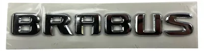 Productafbeelding van Mercedes-Benz carrosserieonderdeel, BRABUS-logo, embleem, achterklep, chroom