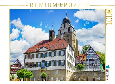 Produktbild von CALVENDO Puzzle Das Rathaus | 1000 Teile Lege-Größe 64x48cm Foto-Puzzle für glückliche Stunden