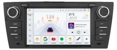 Obrázok produktu pre Autorádio, multimediálny video prehrávač, kompatibilné so smartfónmi, kompatibilné s modelmi BMW 3 (E90, E91, E92, E93), GPS, S6 AHDC2