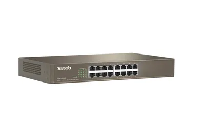 Obrázek produktu pro Tenda TEF1016D, Nespravované, Fast Ethernet (10/100), Plně duplexní režim, Instalace do racku
