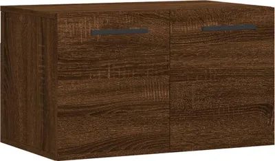 Obrázok produktu pre vidaXL nástenná skrinka Brown Oak Optics 60x36,5x35cm Materiál dreva