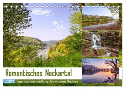 Produktbild von Romantisches Neckartal (Tischkalender 2027 DIN A5 quer), CALVENDO Monatskalender