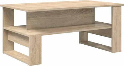 Image de vidaXL Table basse en chêne Sonoma 90 x 50 x 40 cm Bois composite
