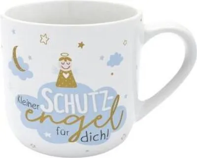 Produktbild von GRUSS & CO Tasse mit Motivdruck: "Kleiner Schutzengel für dich!" in Geschenkbanderole