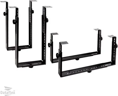 Produktbild von Dataflex CPU Holder Basic Horizontal/Vertical - Halterung für Systemmontage - Schwarz