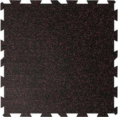 Produktbild von Sportbodenbelag aus Gummi – Puzzle-Matten 6 mm 1 x 1 mtr. Rot