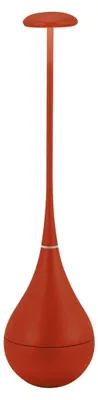 Produktbild von Zafferano Dondolina - Wiederaufladbare LED-Tischleuchte IP65, kabellos, Touch-Dimmer - italienisches Design, Farbe Rot