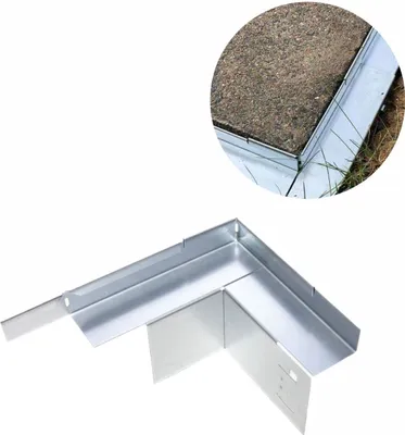 Produktbild von Ecke Innen für Rasenkante mit Radlauf 9,5 cm | Rasenkanten | | Mahkante | Rasenmähkante, Color:ohne Farbe