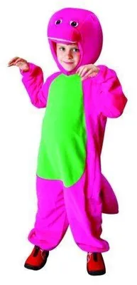 Produktbild von Dinosaurier Kostüm Lila für Kinder, Größe:98/104