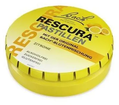 Produktbild von Bachblüten Original Rescura Pastillen Zitrone 50 g