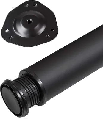 Produktbild von Tischbein 76 x 870 mm Schwarz