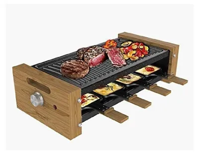 Immagine prodotto di CECOTEC 03090 - Raclette Cheese&Grill 8200 Wood Black
