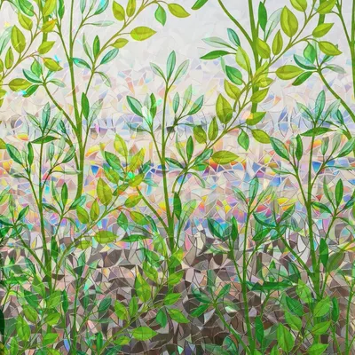 Zdjęcie produktu dla 3D Folia Okienna, Kolorowa Samoprzylepna Opačna, Folia Prywatności, 40 x 200 cm, do Salonów