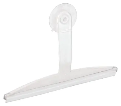 Produktbild von Duschabzieher Fensterwischer Fliesenabzieher - Kunststoff - 30,5 cm - Mit Saugnapf - Transparent