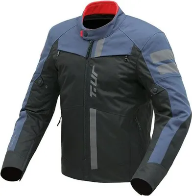 Produktbild von T.UR Tasmania Hydroscud Jacke Schwarz Blau 2-Lagen Genehmigt größe S