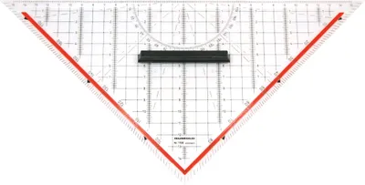 Image de Rumold 1158 Technisches Zeichendreieck mit Griff, 325 mm