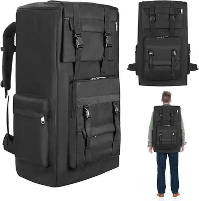 Produktbild von PolkaHome® 120L Wanderrucksack Camping Rucksack Herren Damen Wasserdicht Große Kapazität Trekking Reisen Outdoor Sport Tagesrucksack
