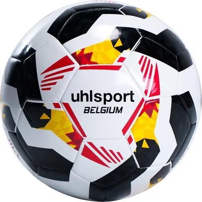Produktbild von Uhlsport (Size 3) Fußball Belgien - Schwarz / Gelb / Rot | Größe: 3
