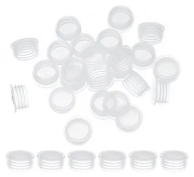 Pfefferstreuer-Stopfen 17 mm, 50 Stück, transparent, PE-Kunststoff