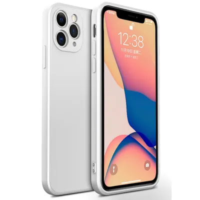 Obrázek produktu pro iPhone 11 Pro Pouzdro, Tekuté Silikonové Gumové Pouzdro, Nárazuvzdorné a Odolné proti Poškrábání pro iPhone 11 Pro Bílý