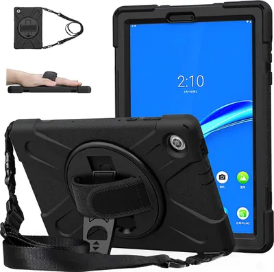 Zdjęcie produktu dla Pancerne etui z paskiem do Lenovo Tab M11 TB330FU 10.95" (Czarne)