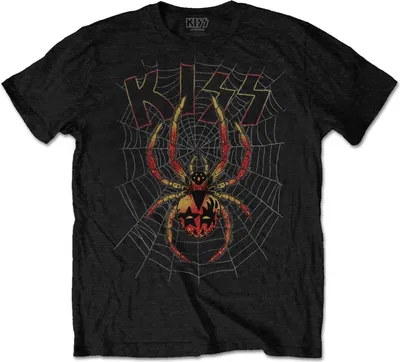 Produktbild von Kiss - T-Shirt für Herren/Damen Uni RO2631 (S) (Schwarz)