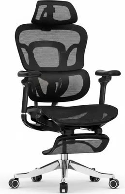 Zdjęcie produktu dla Ergonomiczny fotel biurowy OS300B-M2 ErgoX Max, zagłówek 4D, czarny