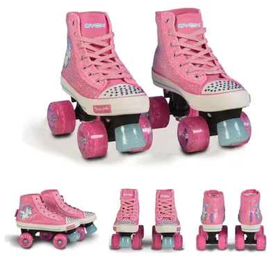 Produktbild von Byox Rollschuhe Alicorn, ABEC-5, Glitzersteinchen, PolyurethanRäder, verschiedene Größen