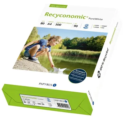 Produktbild von Schneidersöhne Recyconomic Pure, Matte, 80 g/m², 500 Blätter