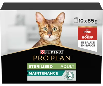 Obrázok produktu pre Purina Sterilised NUTRISAVOUR, Dospelý, Hovädzie mäso, 85 g