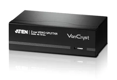 Obrázek produktu pro ATEN VS132A-AT-G, VGA, 2x VGA, 2048 x 1536 px, Černá, Kov, QXGA