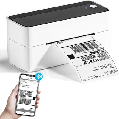 Produktbild von Phomemo 241BT Bluetooth Thermodrucker 4x6 Etikettendrucker DHL, kompatibel mit Barcode, Amazon, Etsy, Shopify, UPS