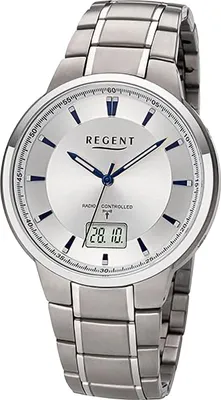 Produktbild von Regent Herren Funkuhr FR-268 Titan