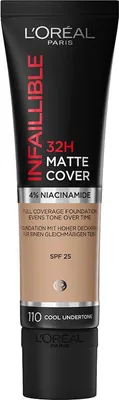 Produktbild von L’Oréal Paris Infaillible 24H Matte Cover, Röhre, Beige, Vanilla Rosé, Matte, Frauen, Hoch