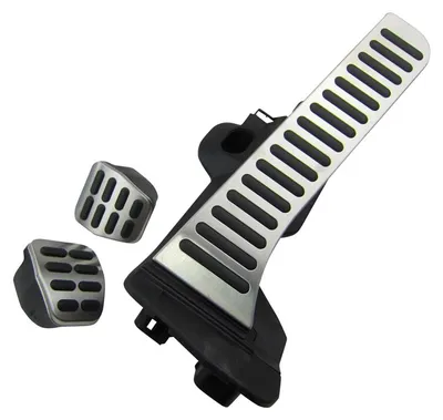 Productafbeelding van Sportpedalen, pedaaldoppen voor VW Golf 5, 6, Jetta, Eos, Scirocco, Beetle = geschikt voor rechtsgestuurde voertuigen