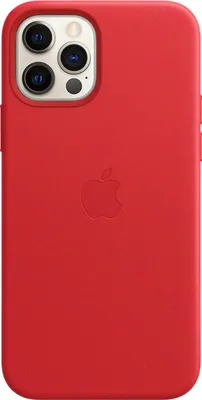 Image de Apple Backcover en cuir MagSafe pour l'Apple iPhone 12 (Pro) - Rouge