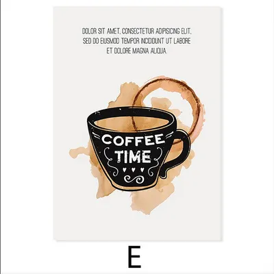 Produktbild von TPFLiving Kunstdruck LW-1738 (OHNE RAHMEN) Poster - Leinwand - Wandbild - Hochauflösender Giclée-Druck, langlebig und hochwertig - Dekoration Küche, Café, Kaffee und Keffeebohnen -  - Größe: 50x70cm