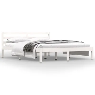 Obrázek produktu pro vidaXL Postel z masivu borovice 150x200 cm bílá