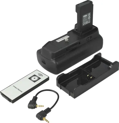 Produktbild von vhbw Batteriegriff kompatibel mit Canon EOS 1100D, 1200D, 1300D, Kiss X50 Kamera Spiegelreflexkamera DSLR, Kunststoff / Metall, inkl. Infrarotauslöser