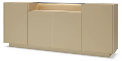 Obrázok produktu pre Komoda, farba Kakao + dub Cremona, 203 x 83 x 39,5 cm