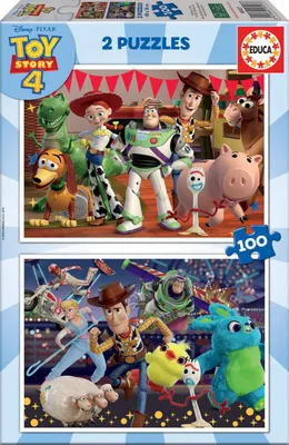 Produktbild von Puzzle 2 in 1 Toy Story 4 18107
