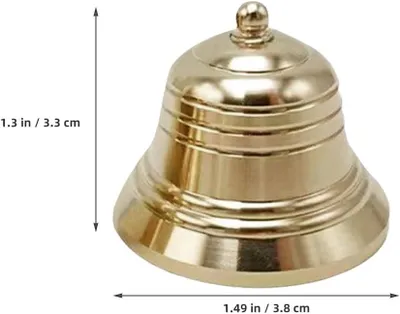 Produktbild von Handgefertigte Vintage-Metallglocke – Dekoration für Zuhause, Weihnachten, Hochzeit